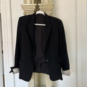 THEORY oversized black blazer